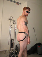 RED Hot Core Jock - Black