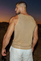 Golden Crystal Tank Top