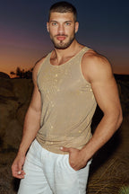 Golden Crystal Tank Top