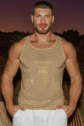 Golden Crystal Tank Top