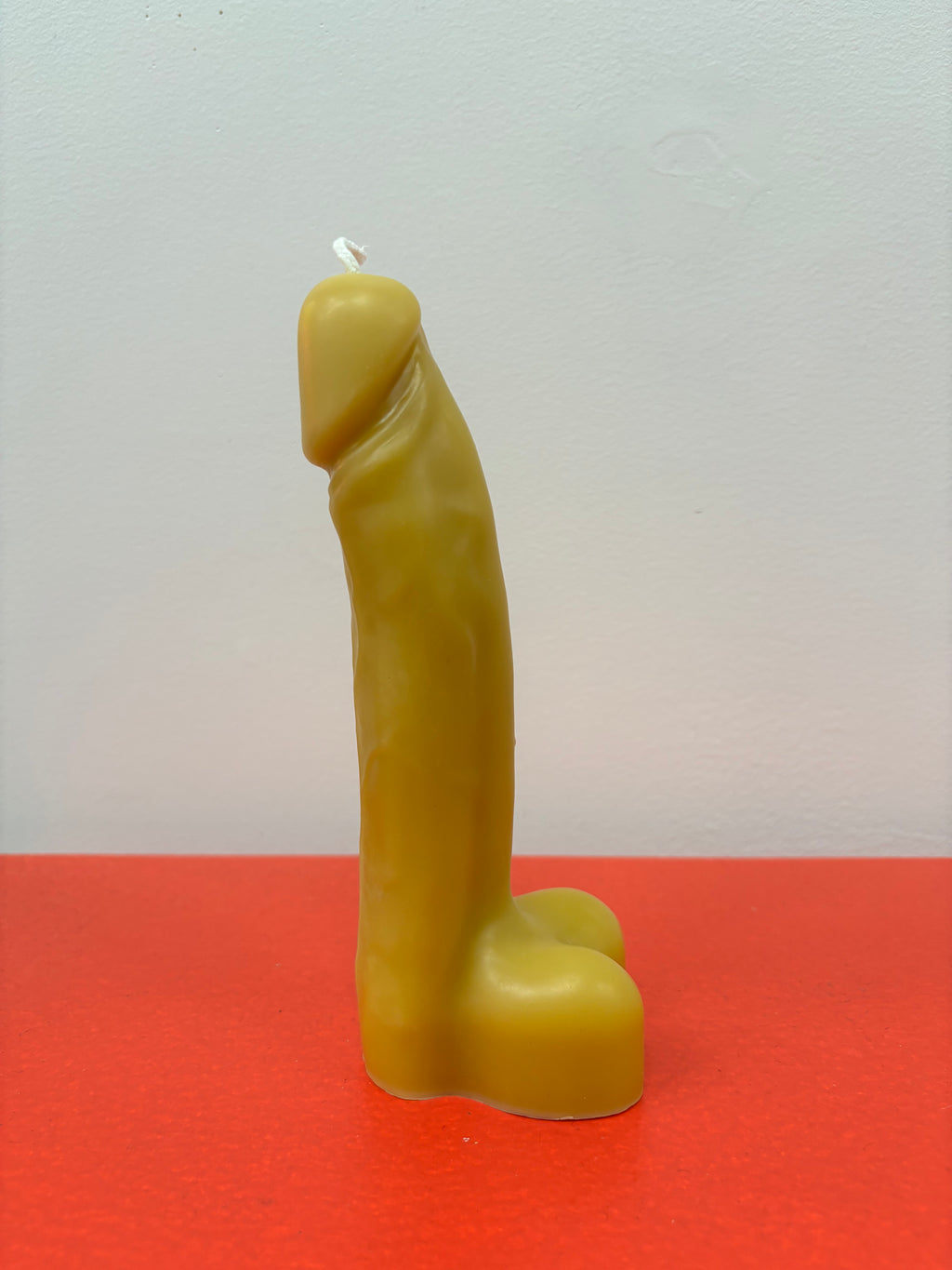 Lingam Candle/ the Sacred/ Penis Candle Yellow Beeswax