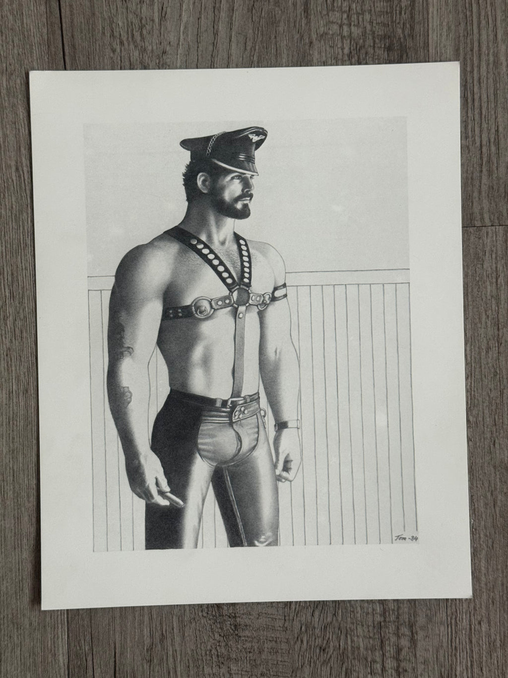 Tom of Finland Vintage Leather Daddy Print