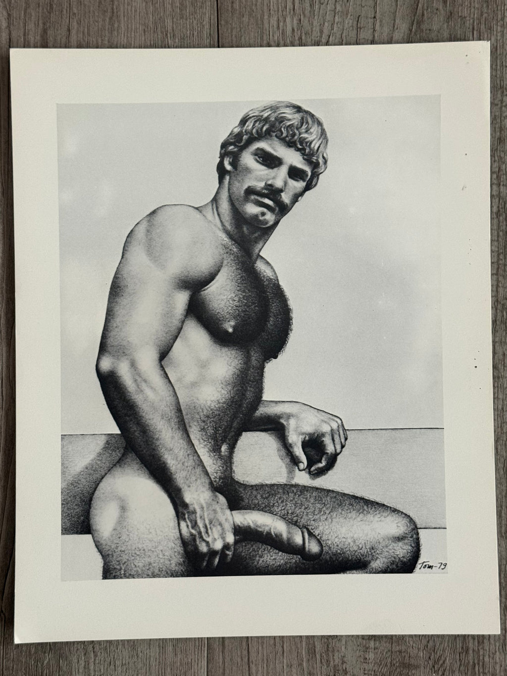 Tom of Finland Large Vintage Big Tool Print