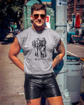 Tom of Finland LEATHER CREW Crop Tee