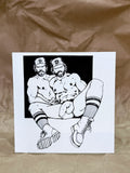 Bill Ward Drum Greeting Card: Sporty Bros