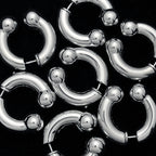 KISKA LAB MINI ALBERT PLATINUM EARRING