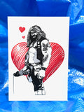 Bill Ward Drum Greeting Card: Drip V-Day