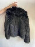 GMBH Sadia Faux Fur Jacket Black