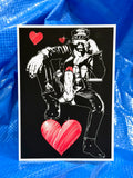 Bill Ward Drum Greeting Card: Who's ur daddy V-day