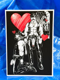 Bill Ward Drum Greeting Card: My Sub V-Day