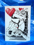 Bill Ward Drum Greeting Card: Take It V-Day