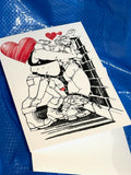 Bill Ward Drum Greeting Card: Take It V-Day