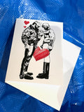 Bill Ward Drum Greeting Card: Yes Sir V-Day