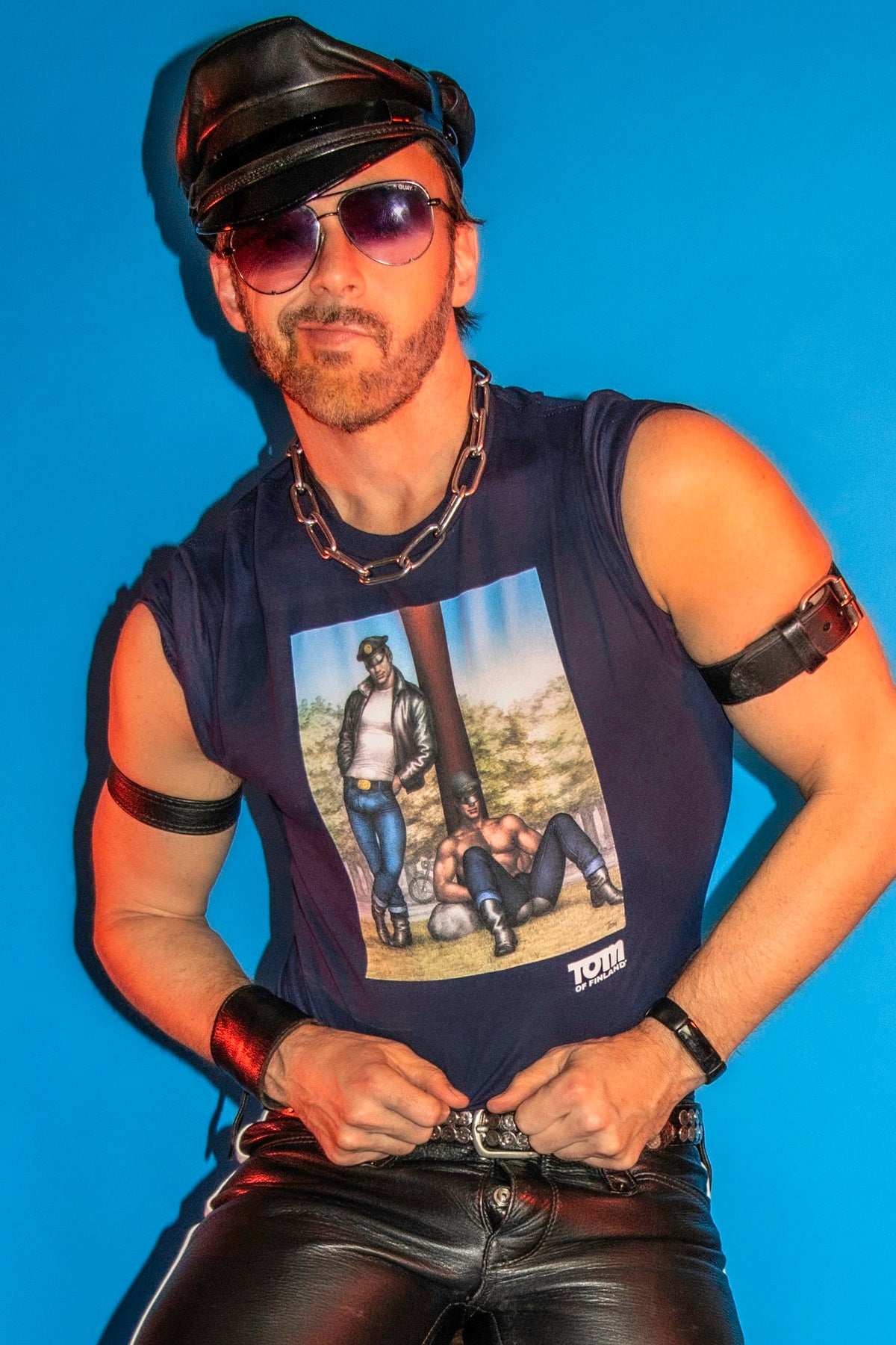 Tom of Finland Rest Stop Tee by Peachy Kings