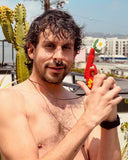 Walter Van Beirendonck peace Gun Necklace - Red