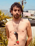 Walter Van Beirendonck peace Gun Necklace -Black