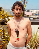 Walter Van Beirendonck peace Gun Necklace -Black
