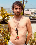 Walter Van Beirendonck peace Gun Necklace -Black