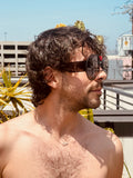 WALTER VAN BEIRENDONCK brutal pilot sunglasses - black shadow
