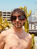 WALTER VAN BEIRENDONCK brutal pilot sunglasses - black mirror