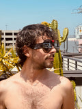 WALTER VAN BEIRENDONCK brutal pilot sunglasses - black mirror