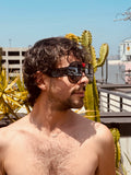 WALTER VAN BEIRENDONCK brutal pilot sunglasses - black mirror