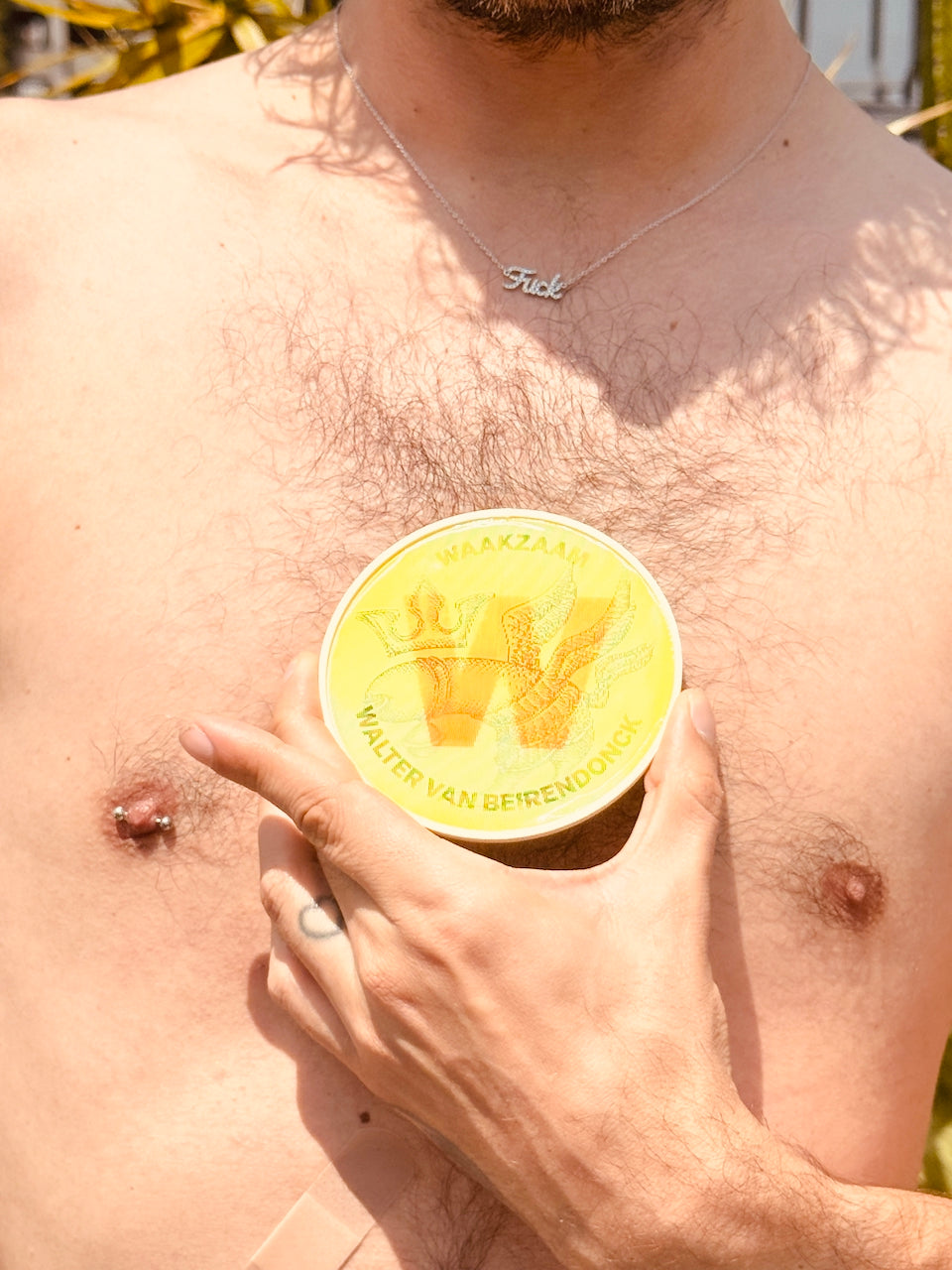 Crown Lenticular Button by Walter Van Beirendonck