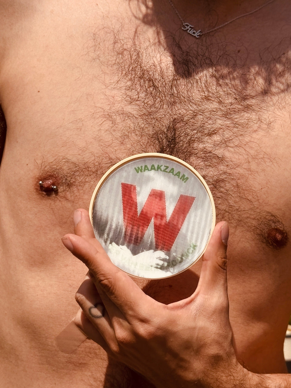 Glitch Lenticular Button by Walter Van Beirendonck