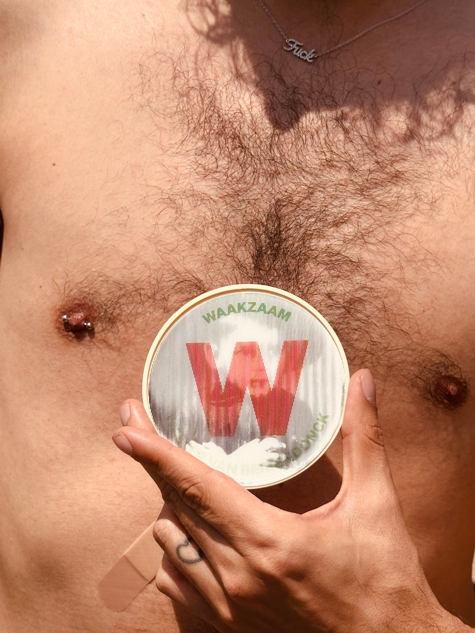 Glitch Lenticular Button by Walter Van Beirendonck