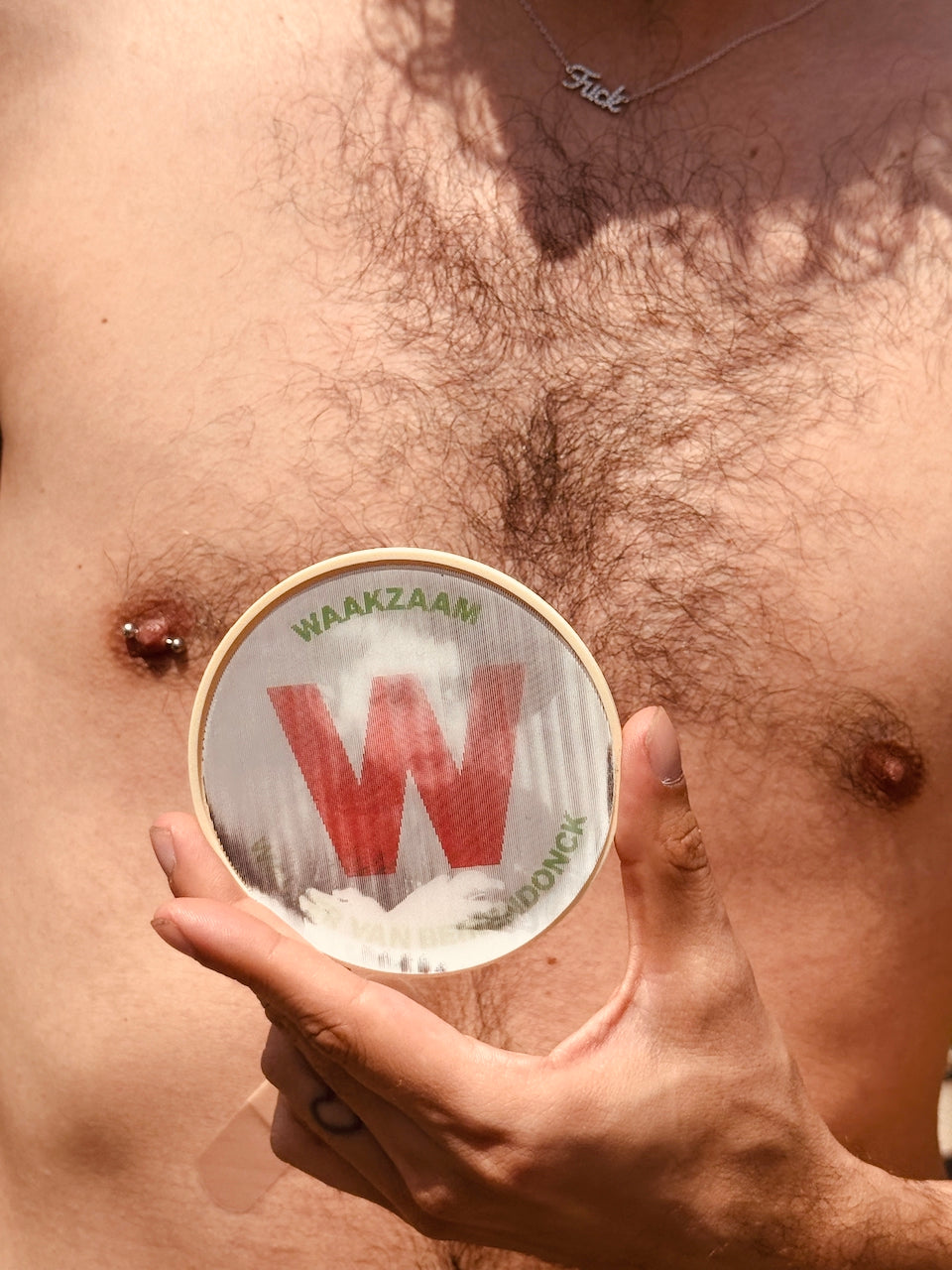 Glitch Lenticular Button by Walter Van Beirendonck