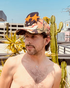 Camo Cap by Walter van Beirendonck - Brown
