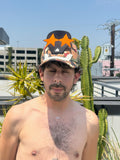 Camo Cap by Walter van Beirendonck - Brown