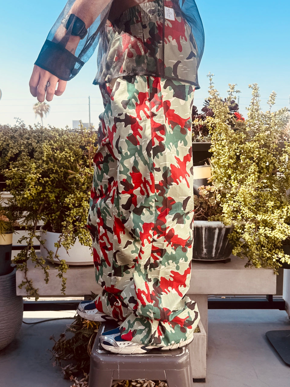 Walter Van Beirendonck Camouflage Basic Pants