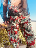 Walter Van Beirendonck Camouflage Basic Pants