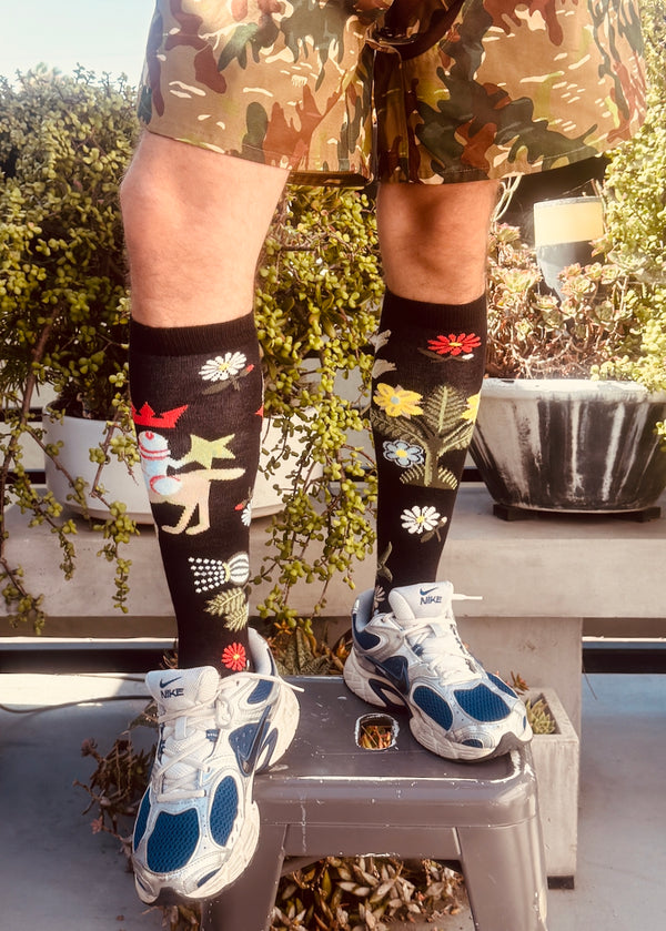 Crown Socks by Walter Van Beirendonck