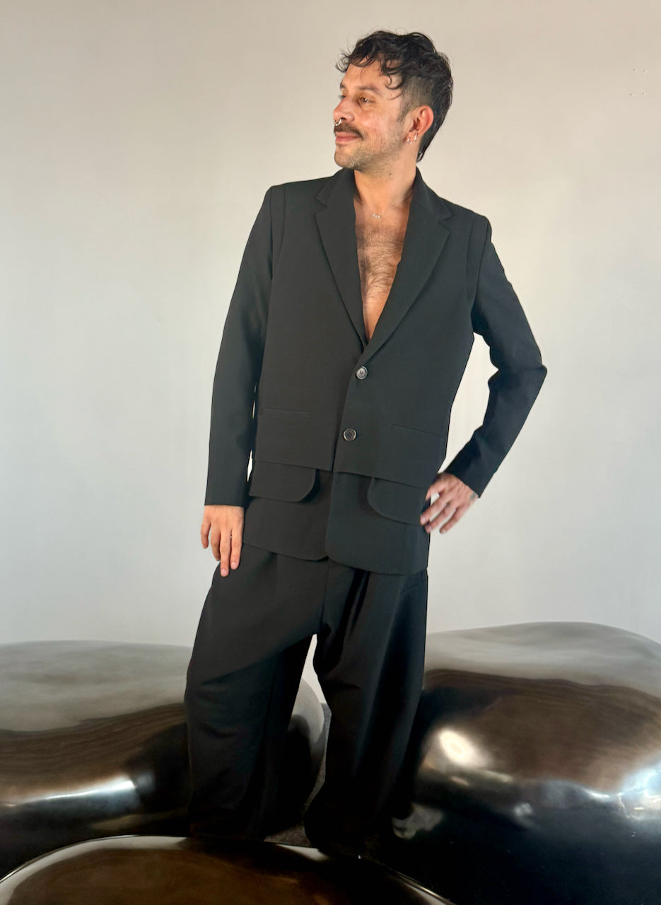 ANTS BLAZER BLACK  by Henrik Vibskov