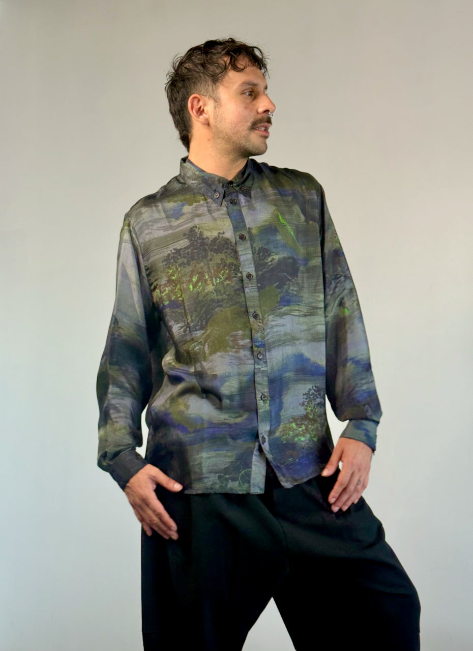 Henrik Vibskov Block Shirt Fishes Light