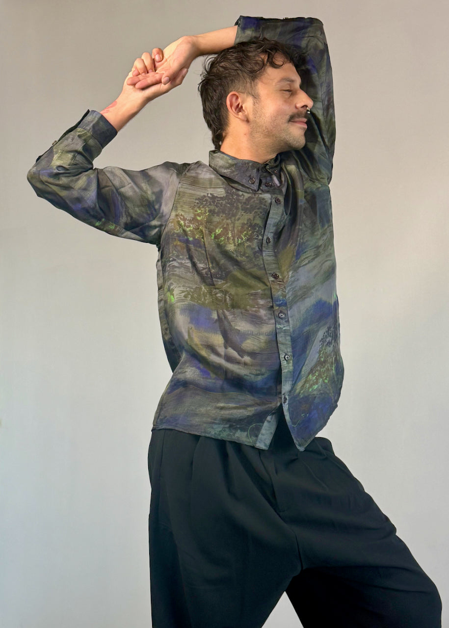 Henrik Vibskov Block Shirt Fishes Light