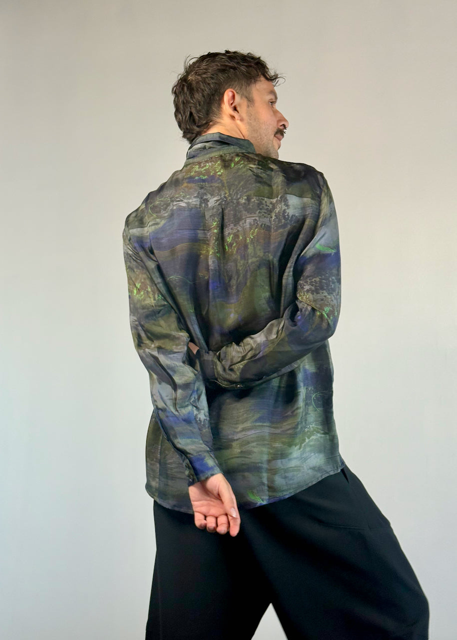 Henrik Vibskov Block Shirt Fishes Light