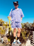 LOVERBOY BY CHARLES JEFFREY SHAGGY SCALLOPED BOXER SHORTS