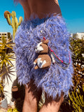 LOVERBOY BY CHARLES JEFFREY CHARACTER CROCHET BAG CHARM BULLDOG