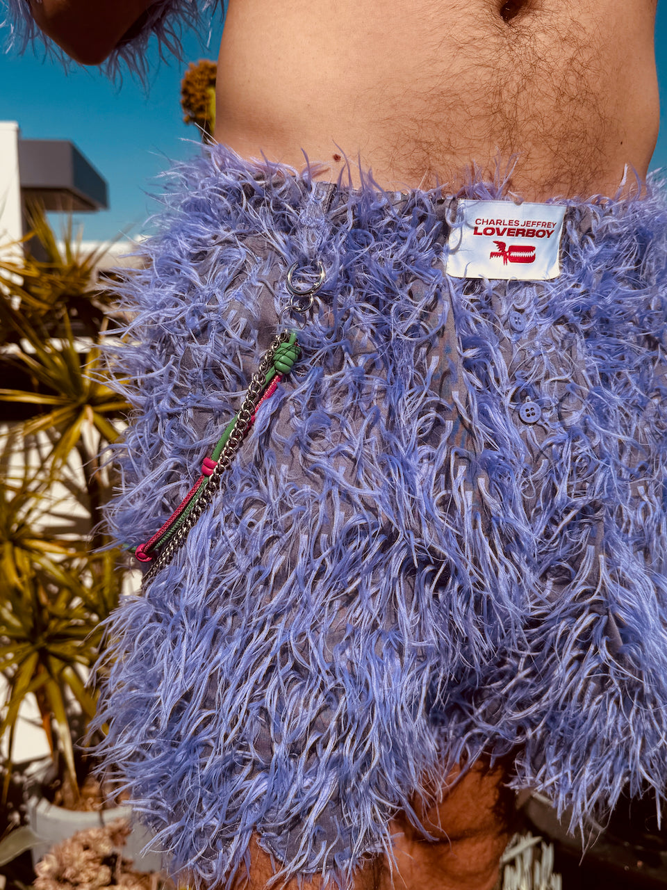 LOVERBOY BY CHARLES JEFFREY CHARACTER CROCHET BAG CHARM BULLDOG