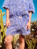 LOVERBOY BY CHARLES JEFFREY SHAGGY SCALLOPED BOXER SHORTS