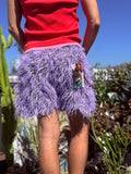 LOVERBOY BY CHARLES JEFFREY SHAGGY SCALLOPED BOXER SHORTS