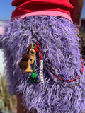 LOVERBOY BY CHARLES JEFFREY CHARACTER CROCHET BAG CHARM INSTRUMENTS