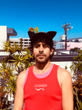 LOVERBOY BY CHARLES JEFFREY EARS CAP in BLACK