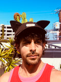 LOVERBOY BY CHARLES JEFFREY EARS CAP in BLACK