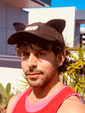 LOVERBOY BY CHARLES JEFFREY EARS CAP in BLACK