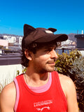 LOVERBOY BY CHARLES JEFFREY EARS CAP in BLACK