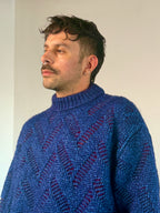 Henrik Vibskov Flat Knitted Crewneck Flat Navy